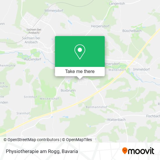 Physiotherapie am Rogg map