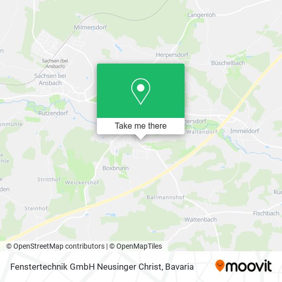 Fenstertechnik GmbH Neusinger Christ map