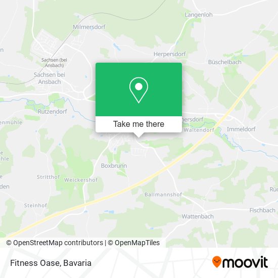 Fitness Oase map