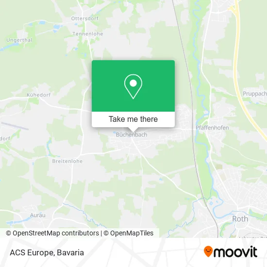 Карта ACS Europe
