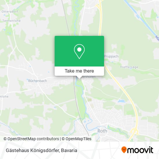 Gästehaus Königsdörfer map