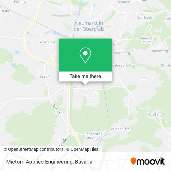 Mictom Applied Engineering map