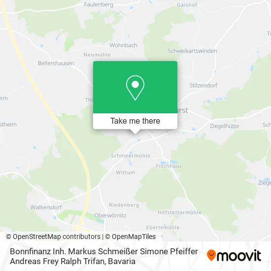 Карта Bonnfinanz Inh. Markus Schmeißer Simone Pfeiffer Andreas Frey Ralph Trifan