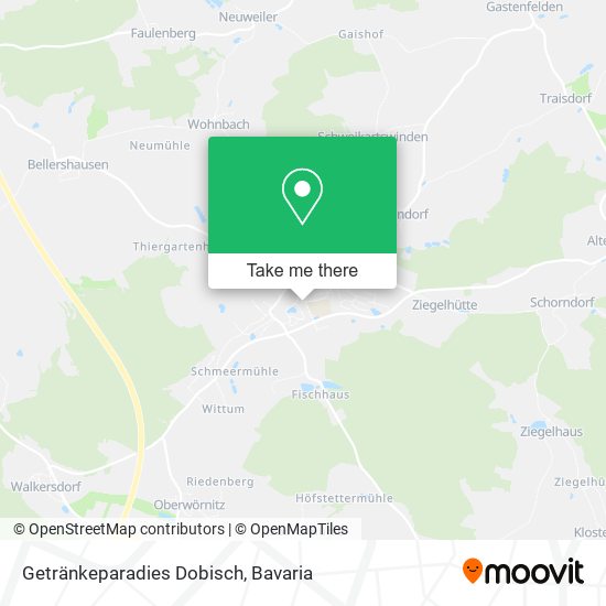 Карта Getränkeparadies Dobisch