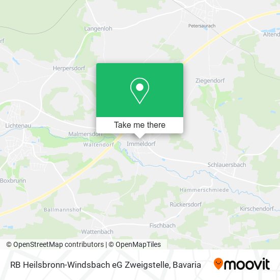 Карта RB Heilsbronn-Windsbach eG Zweigstelle