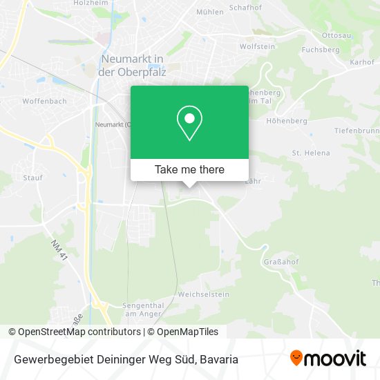 Карта Gewerbegebiet Deininger Weg Süd