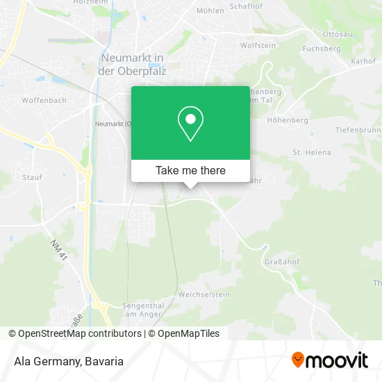 Карта Ala Germany
