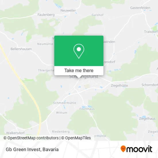 Карта Gb Green Invest
