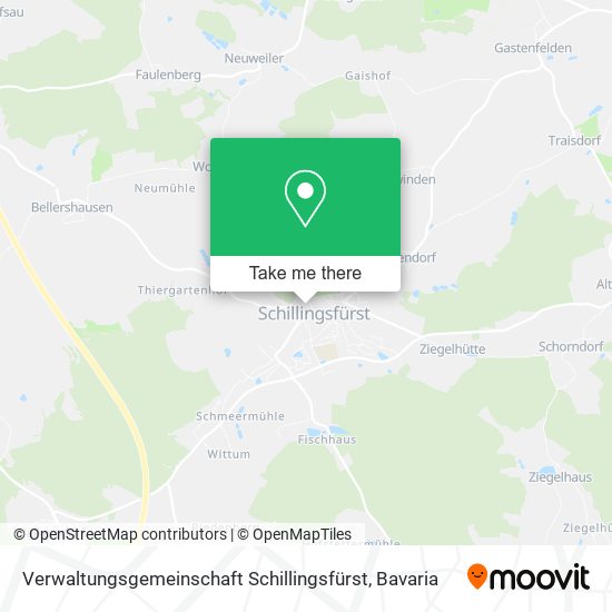 Verwaltungsgemeinschaft Schillingsfürst map