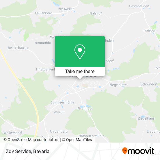 Zdv Service map