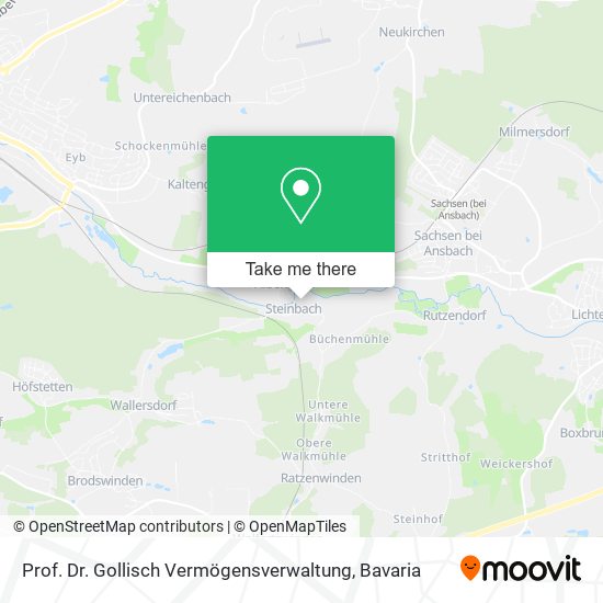 Prof. Dr. Gollisch Vermögensverwaltung map