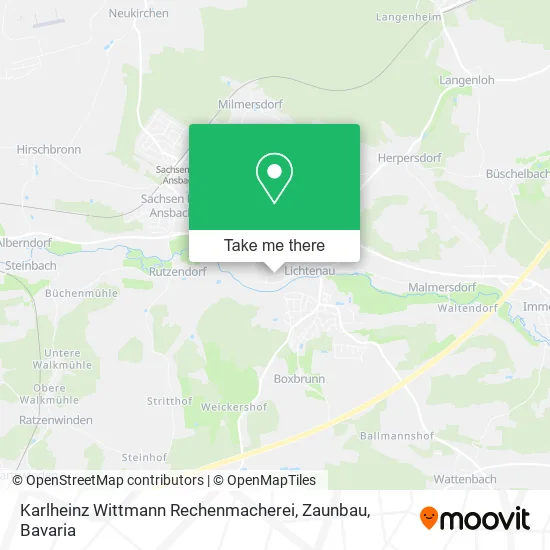 Карта Karlheinz Wittmann Rechenmacherei, Zaunbau
