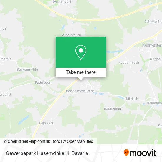 Карта Gewerbepark Hasenwinkel II