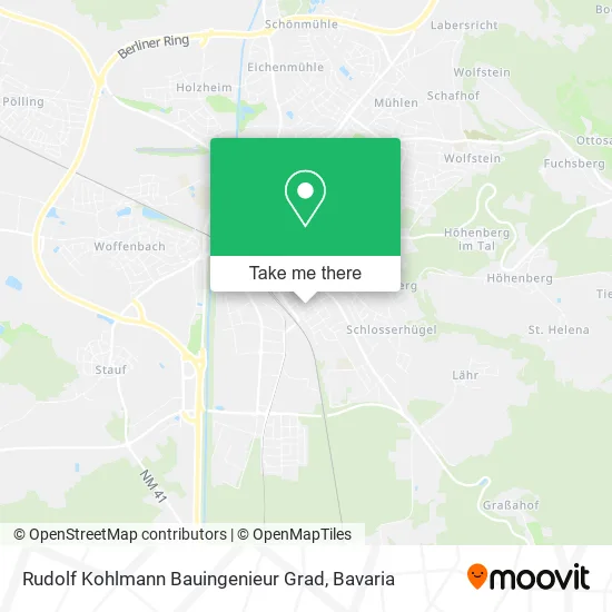 Карта Rudolf Kohlmann Bauingenieur Grad