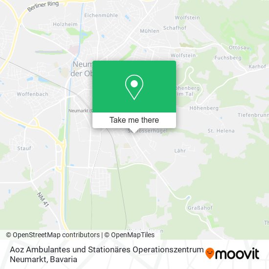 Aoz Ambulantes und Stationäres Operationszentrum Neumarkt map