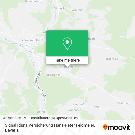 Карта Signal Iduna Versicherung Hans-Peter Feldmeier