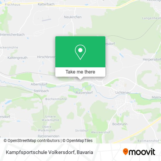 Карта Kampfsportschule Volkersdorf