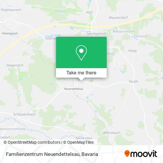 Карта Familienzentrum Neuendettelsau