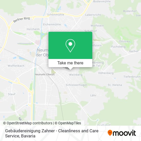 Gebäudereinigung Zahner - Cleanliness and Care Service map