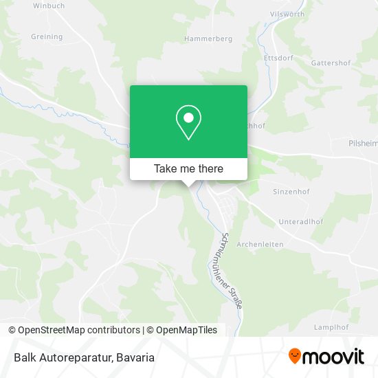 Balk Autoreparatur map