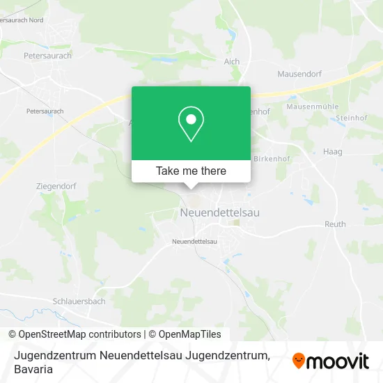 Карта Jugendzentrum Neuendettelsau Jugendzentrum