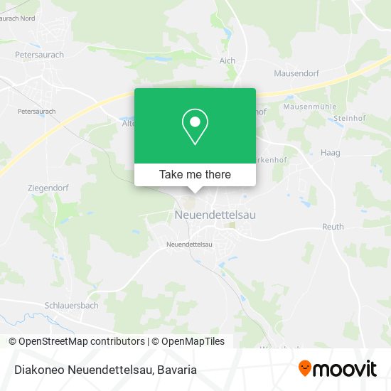 Diakoneo Neuendettelsau map