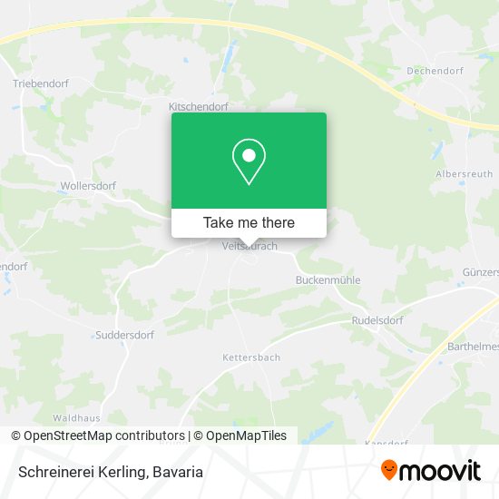 Schreinerei Kerling map