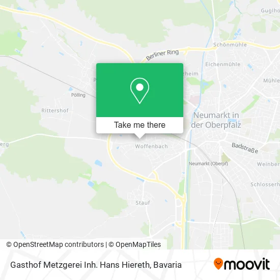 Карта Gasthof Metzgerei Inh. Hans Hiereth