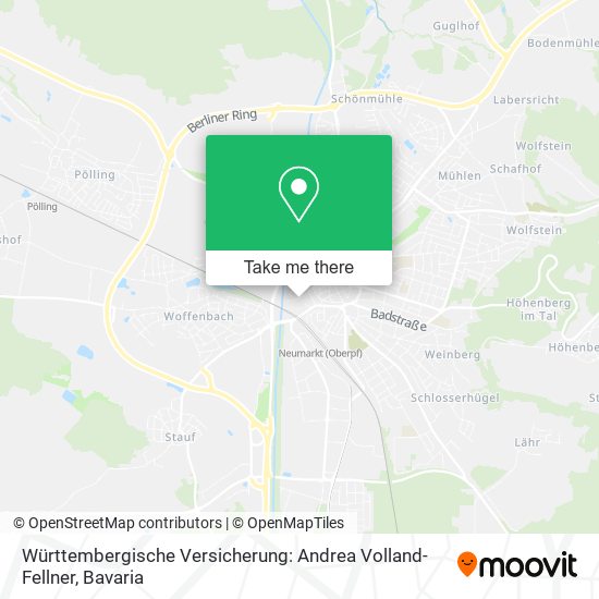 Карта Württembergische Versicherung: Andrea Volland-Fellner