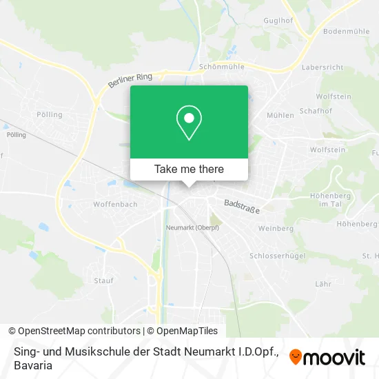 Карта Sing- und Musikschule der Stadt Neumarkt I.D.Opf.