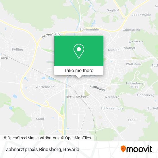 Zahnarztpraxis Rindsberg map