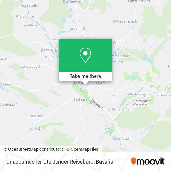 Urlaubsmacher Ute Junger Reisebüro map