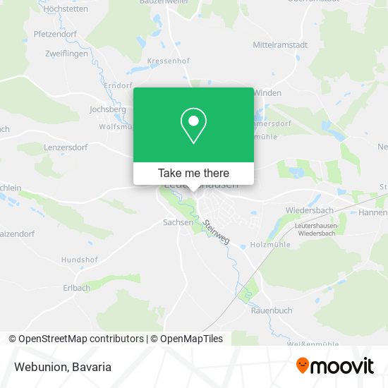 Webunion map