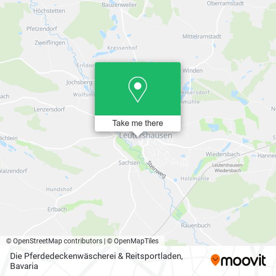 Die Pferdedeckenwäscherei & Reitsportladen map