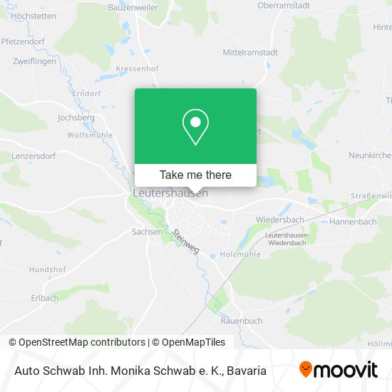 Карта Auto Schwab Inh. Monika Schwab e. K.