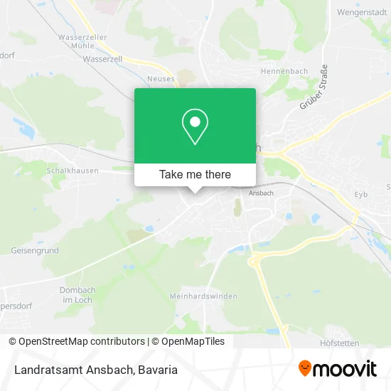 Карта Landratsamt Ansbach