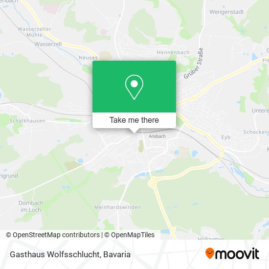 Gasthaus Wolfsschlucht map