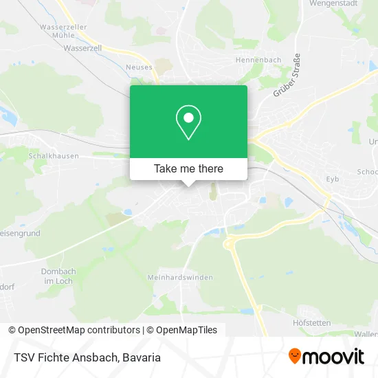 Карта TSV Fichte Ansbach