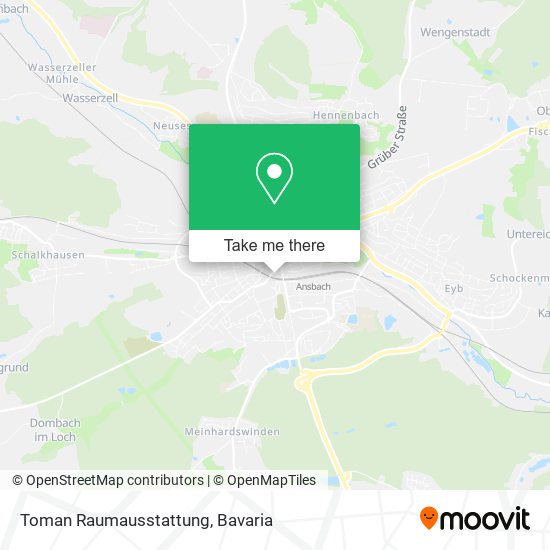 Toman Raumausstattung map