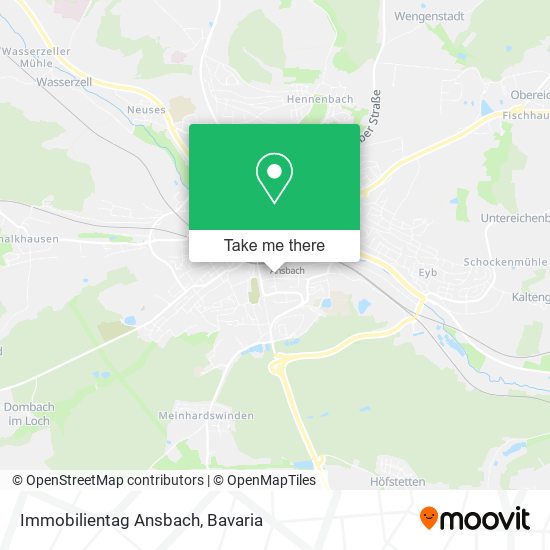 Immobilientag Ansbach map