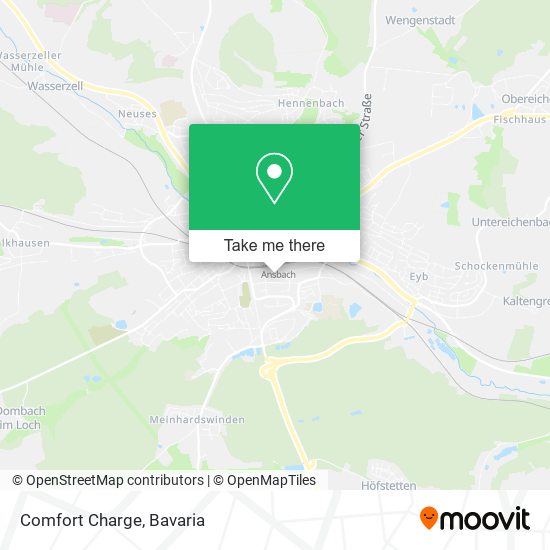 Comfort Charge map