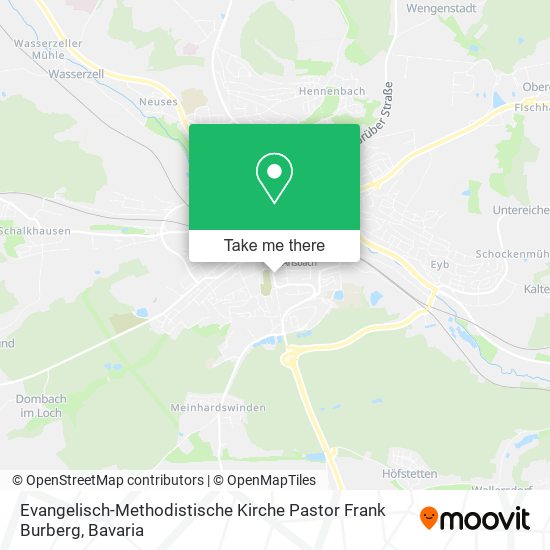 Evangelisch-Methodistische Kirche Pastor Frank Burberg map