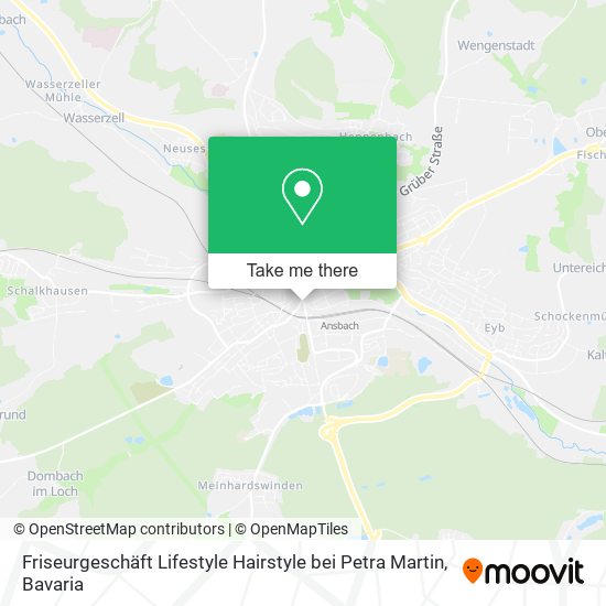 Friseurgeschäft Lifestyle Hairstyle bei Petra Martin map