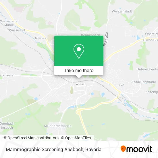 Карта Mammographie Screening Ansbach