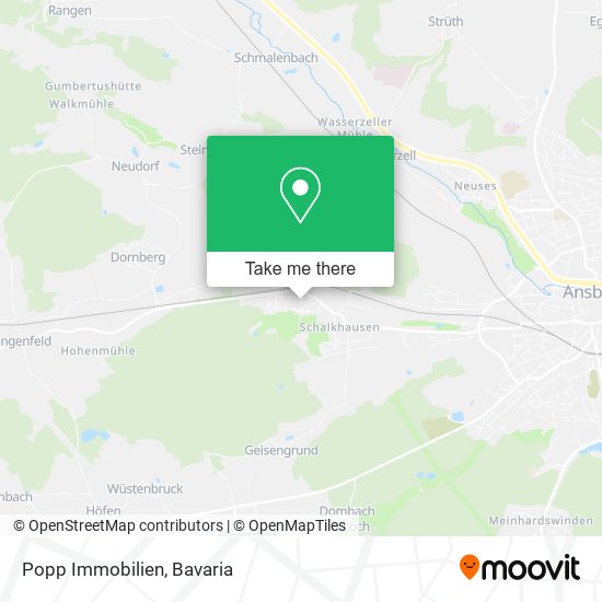 Popp Immobilien map