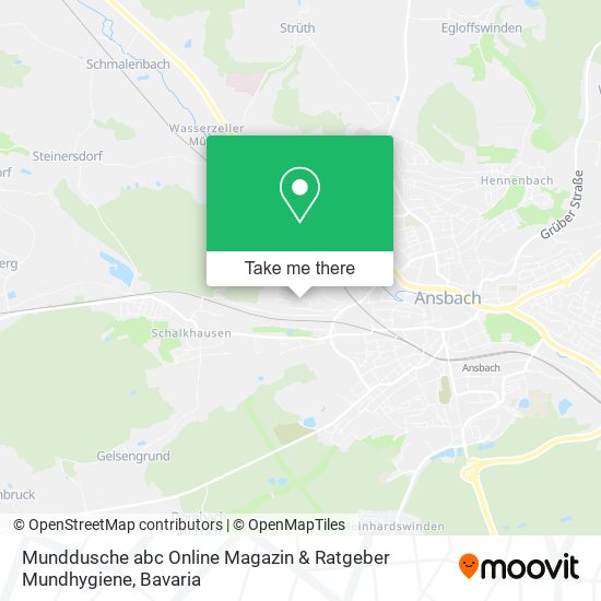 Munddusche abc Online Magazin & Ratgeber Mundhygiene map