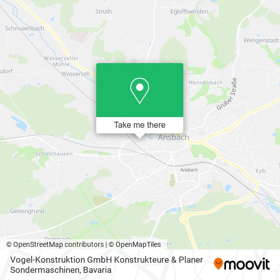 Vogel-Konstruktion GmbH Konstrukteure & Planer Sondermaschinen map