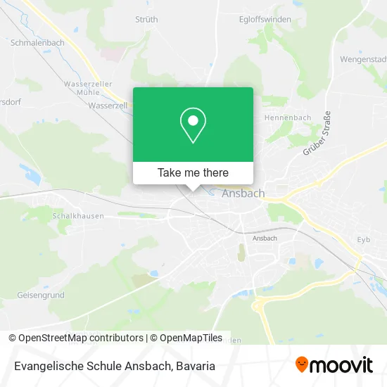 Evangelische Schule Ansbach map