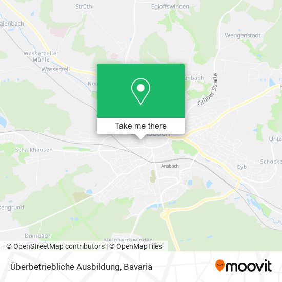 Überbetriebliche Ausbildung map