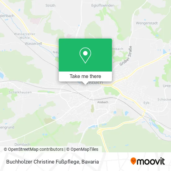 Карта Buchholzer Christine Fußpflege